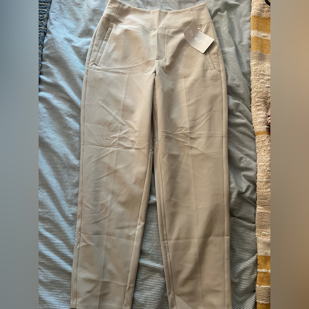 Athleta Cream Women's Trousers